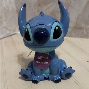 Disney Stitch Blue and black Pencil Cup holder
